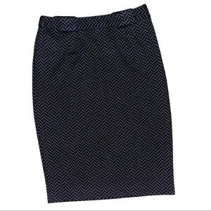 ❤️GRACE Gray & Black Pencil Skirt Size 4
